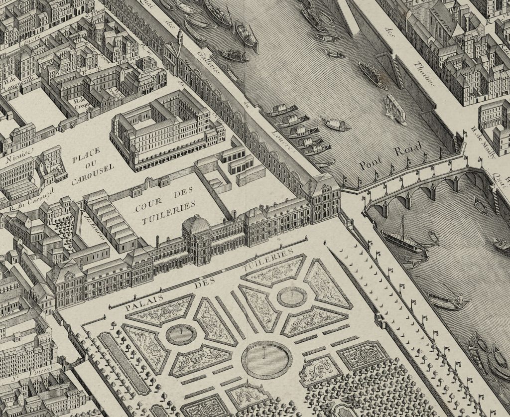 Turgot Plan de Paris 1734 - 1739, Paris au XVIIIe siècle, Palais Des Tuileries, Majesty Maps and Prints