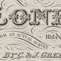 Greenwood’s 1830 Map of London, This is a later edition of the Greenwood’s map of London first issued in 1827. Close Up, Top Left