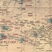 Stanfords World Map 1900, Society Islands, Majesty Maps and Prints