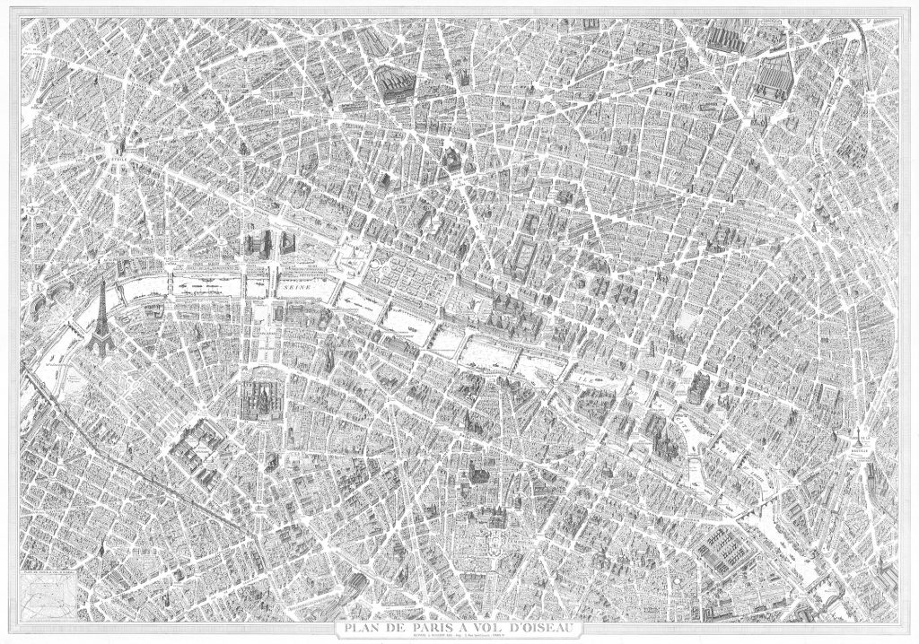 Birds Eye View Paris – Wallpaper