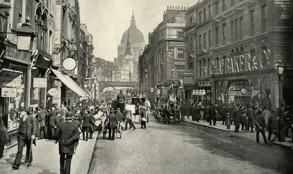 The Pictorial Plan of London 1897, London Towards The Close of The 19th Century, Chas. Baker & Co., Majesty Maps and Prints